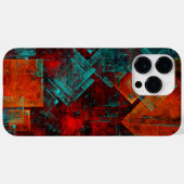 Abstract Modern Kleurrijk Koel Artistiek Patroon Case-Mate iPhone Case (Achterkant (horizontaal))