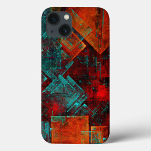 Abstract Modern Kleurrijk Koel Artistiek Patroon Case-Mate iPhone Case