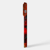 Abstract Modern Kleurrijk Koel Artistiek Patroon iPhone Hoesje (Linkerkant)