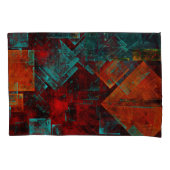 Abstract Modern Kleurrijk Koel Artistiek Patroon Kussensloop (Voorkant)