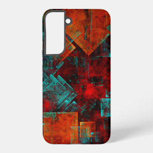 Abstract Modern Kleurrijk Koel Artistiek Patroon Samsung Galaxy Hoesje