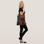 Abstract Modern Kleurrijk Koel Artistiek Patroon Tote Bag (Op model)