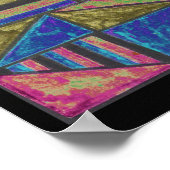 abstract modern kleurrijk ontwerp van alanart poster (Hoek)