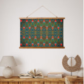 Abstract modern kleurrijk patroon hangend wandkleed