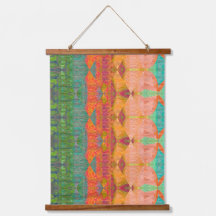 Abstract modern kleurrijk patroon Hangende Tapestr