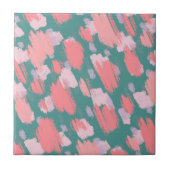 Abstract, modern kleurrijk patroon tegeltje (Voorkant)