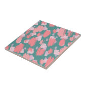 Abstract, modern kleurrijk patroon tegeltje (Zijkant)