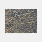 Abstract modern kunstpatroon fleece deken (Voorkant (Horizontaal))
