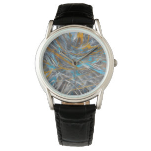 Abstract modern kunstpatroon horloge