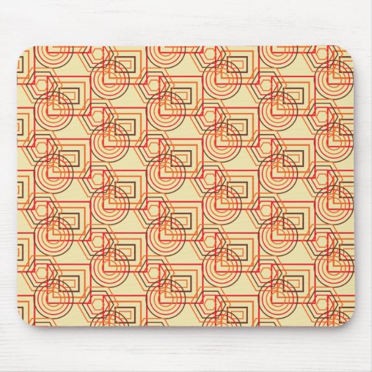 Abstract modern kunstpatroon muismat (Voorkant)