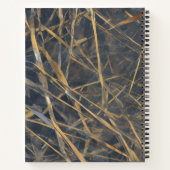 Abstract modern kunstpatroon notitieboek (Achterkant)