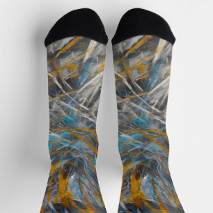 Abstract modern kunstpatroon sokken