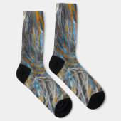 Abstract modern kunstpatroon sokken (Rechts)