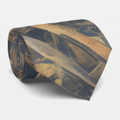 Abstract modern kunstpatroon stropdas (Opgerold)