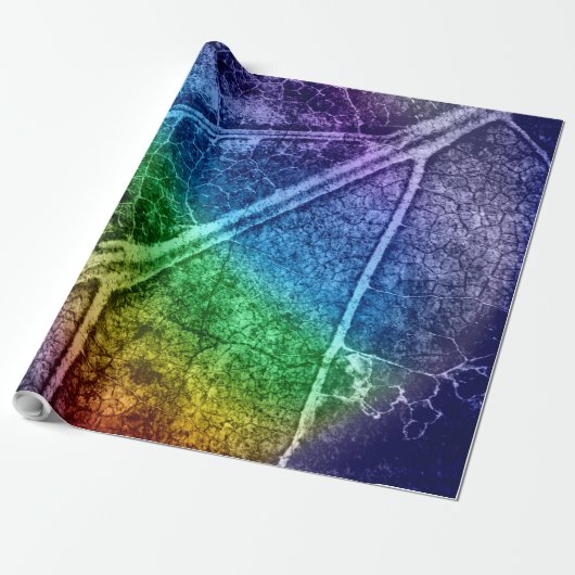 Abstract modern Leaf Pastel #2 Cadeaupapier (Uitgerold)