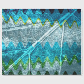 Abstract modern Leaf Pastel Cadeaupapier (Vlak)