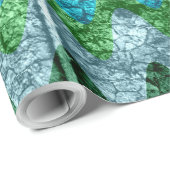 Abstract modern Leaf Pastel Cadeaupapier (Rol Hoek)