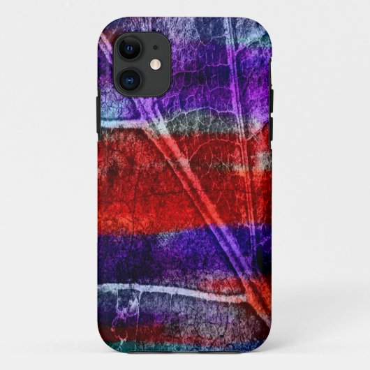 Abstract modern Leaf Pastel Case-Mate iPhone Case (Achterkant)