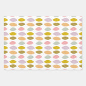 Abstract modern lef- en coördinatiepatroon inpakpapier vel (Voorkant 2)