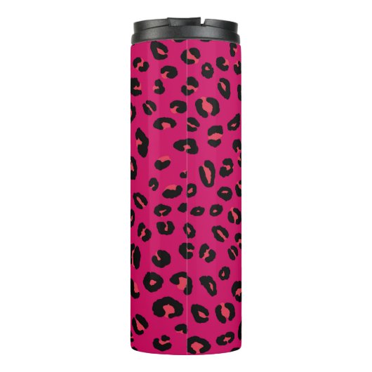 Abstract modern leopard seamless pattern. Animals Thermosbeker (Achterkant)