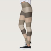 Abstract modern lijnenpatroon leggings (Links)