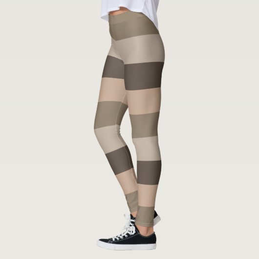 Abstract modern lijnenpatroon leggings (Links)