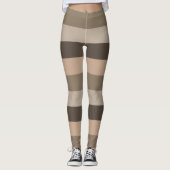 Abstract modern lijnenpatroon leggings (Voorkant)