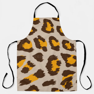 Abstract modern luipaardpatroon dieren schort