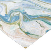 Abstract modern marbelschilderpatroon korte tafelloper (Hoek)