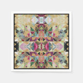 Abstract modern marokkaans - aziatische sierdecora servet (Voorkant)