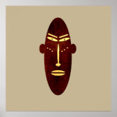 abstract modern masker poster (Voorkant)