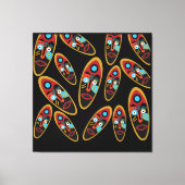 Abstract modern maskerpatroon canvas afdruk (Voorkant)