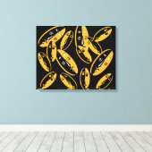 Abstract modern maskerpatroon canvas afdruk (Insitu (Houten vloer))