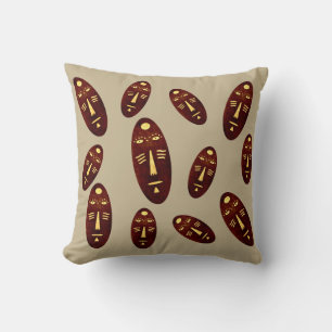 abstract modern maskerpatroon kussen