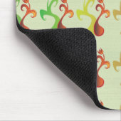 Abstract modern meerkleurig tulp bloempatroon muismat (Hoek)