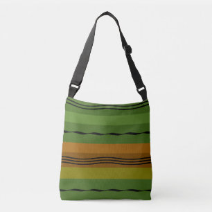 abstract modern meetkundig patroon crossbody tas