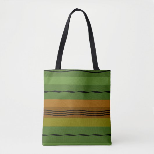 abstract modern meetkundig patroon tote bag (Voorkant)
