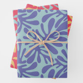 Abstract modern, minimaal geometrisch vormvormvorm inpakpapier vel (In situ)