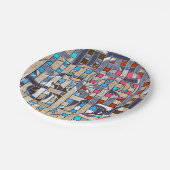 Abstract modern , minimalistisch kunstlandschap ge papieren bordje (Gekanteld)