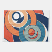 Abstract modern , minimalistisch kunstlandschap ge theedoek (Horizontaal)