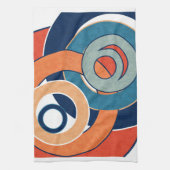 Abstract modern , minimalistisch kunstlandschap ge theedoek (Verticaal)