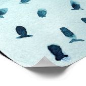 Abstract modern minimalistisch landschap met goude poster (Hoek)