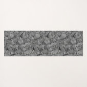 Abstract modern mosaic crystal tile pattern print yogamat (Achterkant (horizontaal))