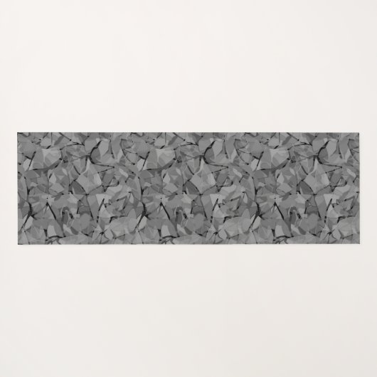 Abstract modern mosaic crystal tile pattern print yogamat (Achterkant (horizontaal))