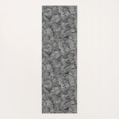 Abstract modern mosaic crystal tile pattern print yogamat (Achterkant)