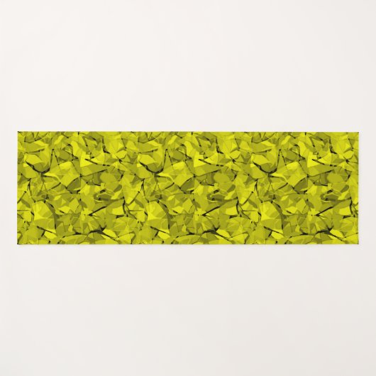 Abstract modern mosaic crystal tile pattern print yogamat (Voorkant (horizontaal))