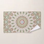 Abstract modern mosaic kaleidoscopic tile pattern bad handdoek (Handdoek)