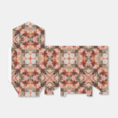 Abstract modern mozaïekaleidoscopisch tegelpatroon bedankdoosjes (Uitgevouwen)