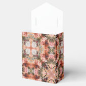 Abstract modern mozaïekaleidoscopisch tegelpatroon bedankdoosjes (Geopend)