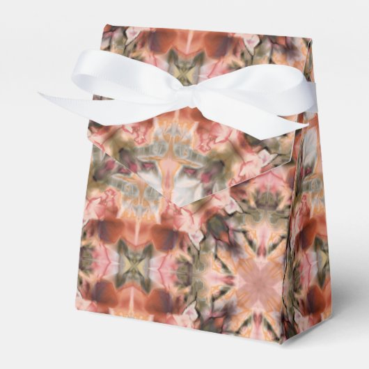 Abstract modern mozaïekaleidoscopisch tegelpatroon bedankdoosjes (Voorkant Zijde)